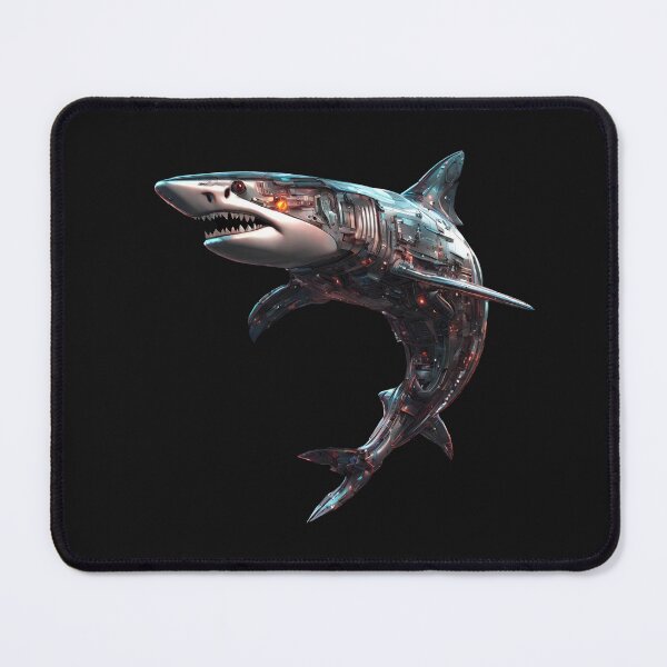 Item preview, Cyberpunk Shark, Predator Fish in a Cyberpunk Climate designed and sold by Aquillashop.