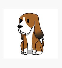 Púrpura señoras Novedad Basset Hound calcetines-I Love My Dog Calcetines
