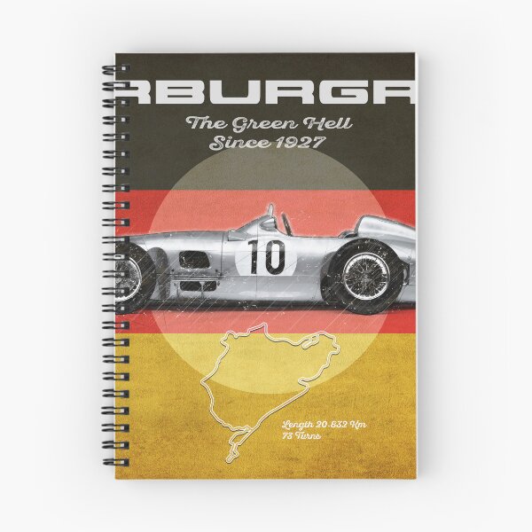 Item preview, Nürburgring vintage landscape format designed and sold by Theodor Decker.