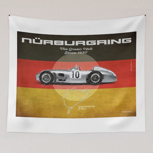 Item preview, Nürburgring vintage landscape format designed and sold by Theodor Decker.