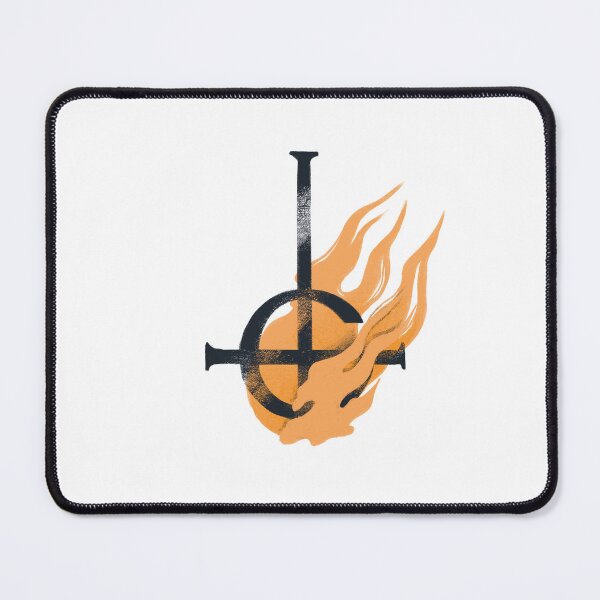Item preview, Grucifix in flames designed and sold by Osiiiris.