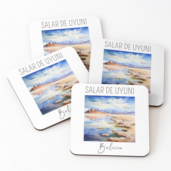 Item preview, Watercolor Design of the Salar de Uyuni - Bolivia designed and sold by Sketch-Shack.