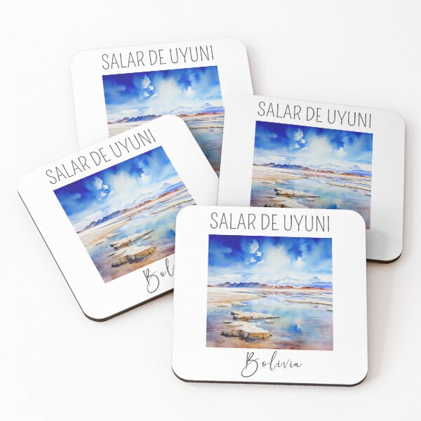 Item preview, Watercolor Design of the Salar de Uyuni - Bolivia designed and sold by Sketch-Shack.