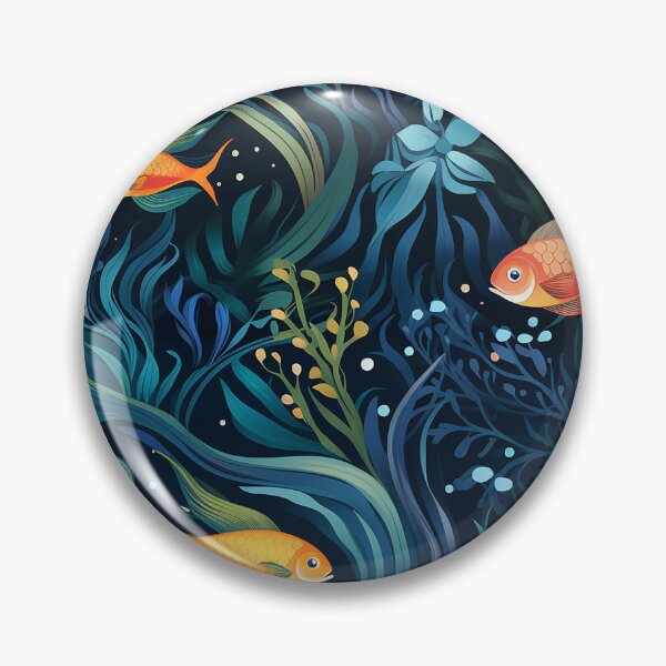 Item preview, Peces Tropicales Nadando En El Océano Azul Oscuro designed and sold by NikkofTime.