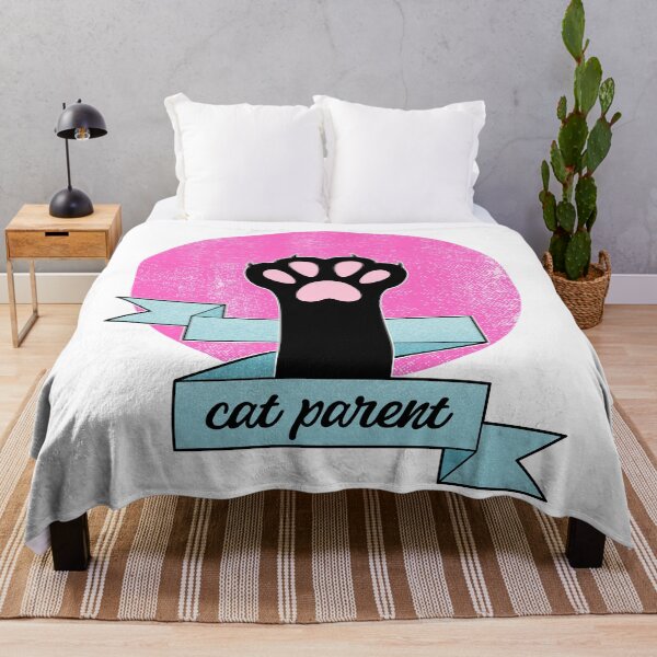 Item preview, Cat Parent | Cat Paw | Teal and Pink  designed and sold by ObsidianDaz.