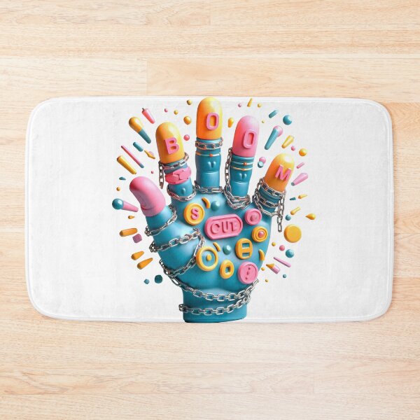 Item preview, Hand with BOOM Plaques designed and sold by Glariix.