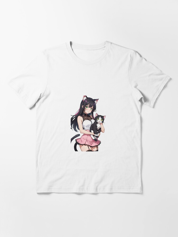 ◆ITZAVIBE◆ CAT GIRL SLIM T SHIRT YELLOW IBB25WT08YL I'll Tread Wherever I Want Comfort Colors T-shirt Childless