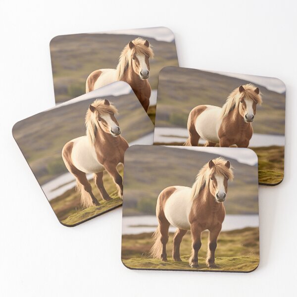 Item preview, Photography Of A Beautiful Shetland Pony Horse In Icelandic Nature designed and sold by NBSStore.