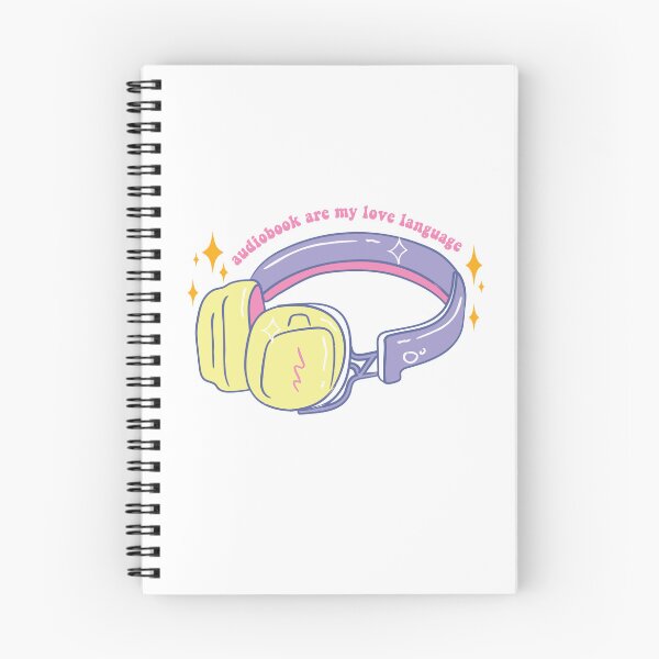 Item preview, Audiobooks Are My Love Language Kindle Lover Book Lover Sticker Bookish Vinyl Laptop Decal Booktok Gift Journal Stickers Reading Present Smut Library Spicy Reader Pink designed and sold by SouQ-Art.