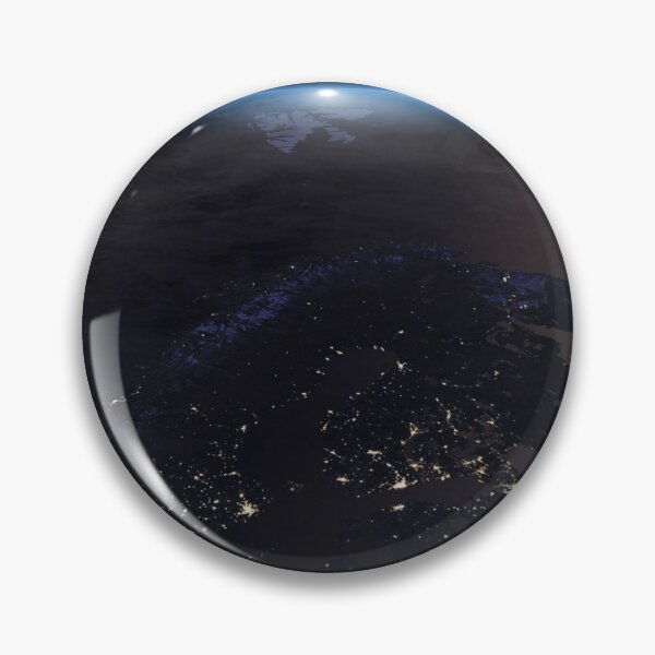 Item preview, STK205050S-Nighttime view of far northern Europe. designed and sold by StocktrekImages.