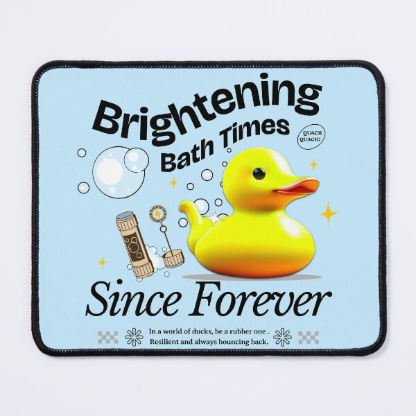 Item preview, Brightening Bath Time Since Forvever Rubber Ducky designed and sold by Ninety9Secrets.