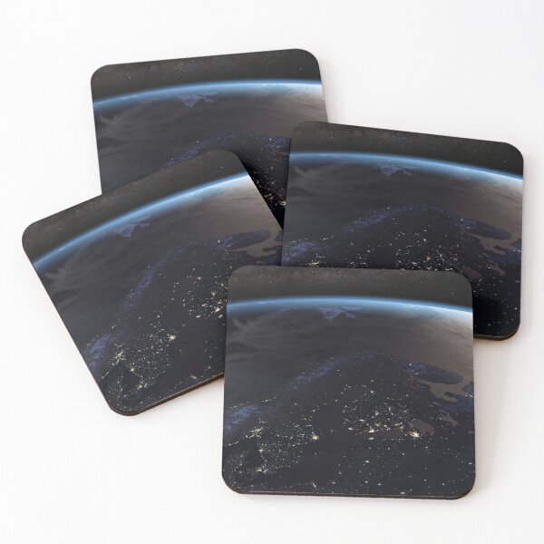 Item preview, STK205050S-Nighttime view of far northern Europe. designed and sold by StocktrekImages.