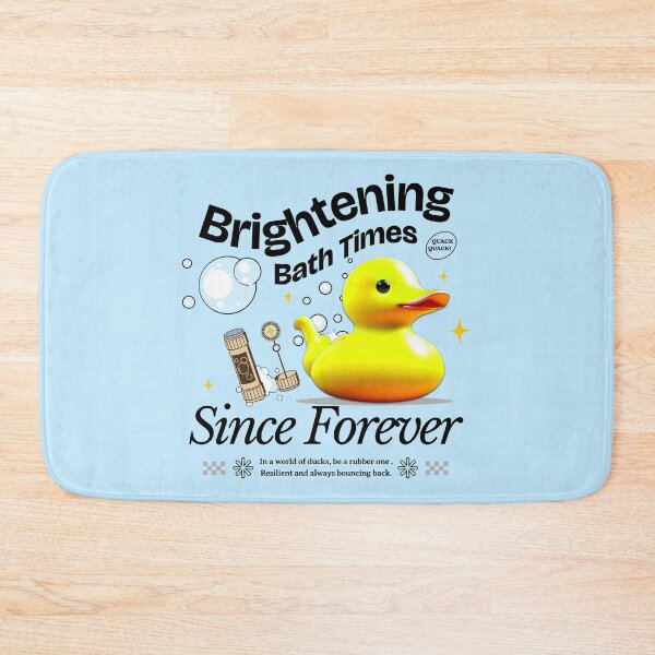 Item preview, Brightening Bath Time Since Forvever Rubber Ducky designed and sold by Ninety9Secrets.
