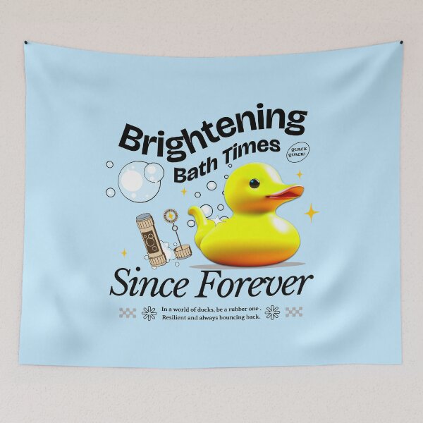 Item preview, Brightening Bath Time Since Forvever Rubber Ducky designed and sold by Ninety9Secrets.
