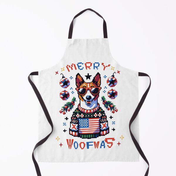 Item preview, Merry Woofmas Happy Basenji Cool USA Sweater Design designed and sold by TheMostLikely.