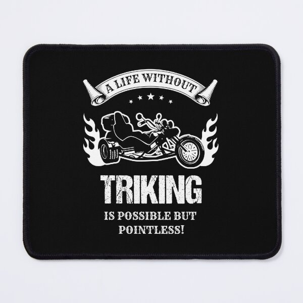 Item preview, Retro Triker Trike Motorcycle  Life Without Triking Pointless Motor Gift Patch designed and sold by stearman.