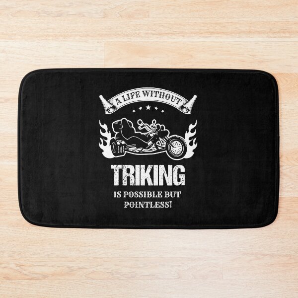 Item preview, Retro Triker Trike Motorcycle  Life Without Triking Pointless Motor Gift Patch designed and sold by stearman.