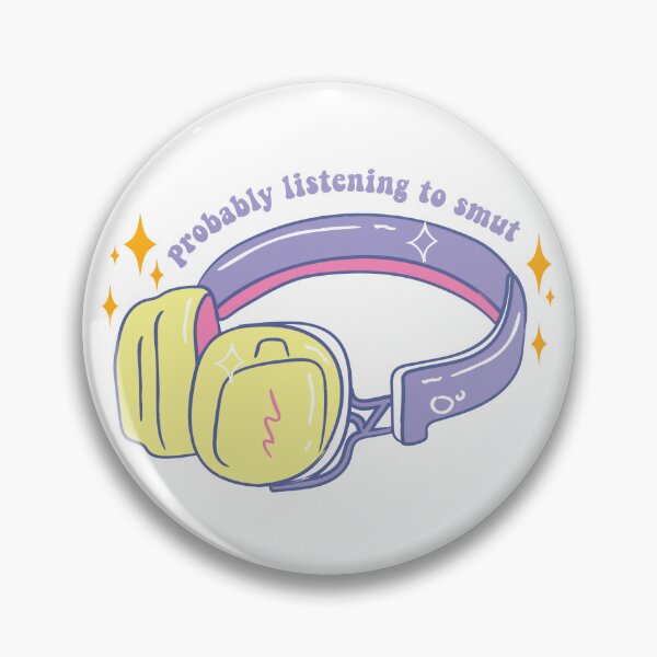 Item preview, Probably Listening to Smut Kindle Lover Book Lover Sticker Bookish Vinyl Laptop Decal Booktok Gift Journal Stickers Reading Present Smut Library Spicy Reader Purple designed and sold by SouQ-Art.