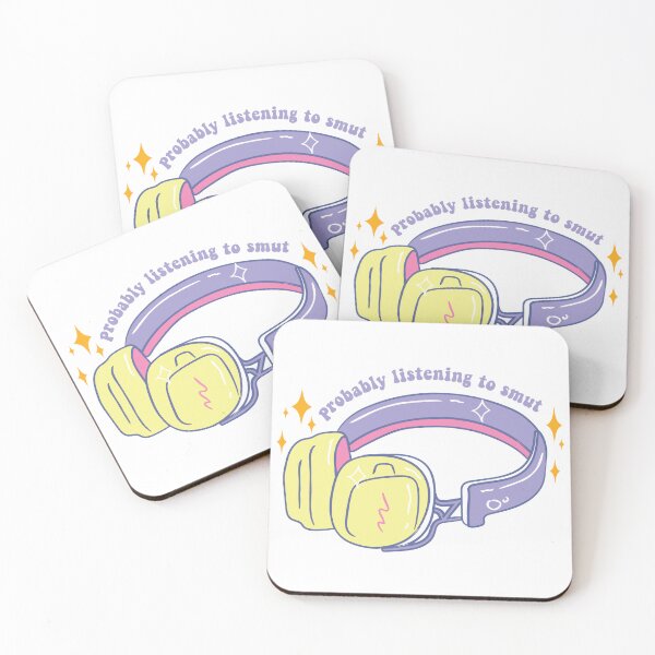 Item preview, Probably Listening to Smut Kindle Lover Book Lover Sticker Bookish Vinyl Laptop Decal Booktok Gift Journal Stickers Reading Present Smut Library Spicy Reader Purple designed and sold by SouQ-Art.