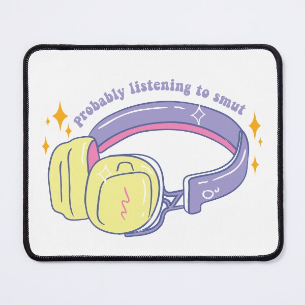 Item preview, Probably Listening to Smut Kindle Lover Book Lover Sticker Bookish Vinyl Laptop Decal Booktok Gift Journal Stickers Reading Present Smut Library Spicy Reader Purple designed and sold by SouQ-Art.