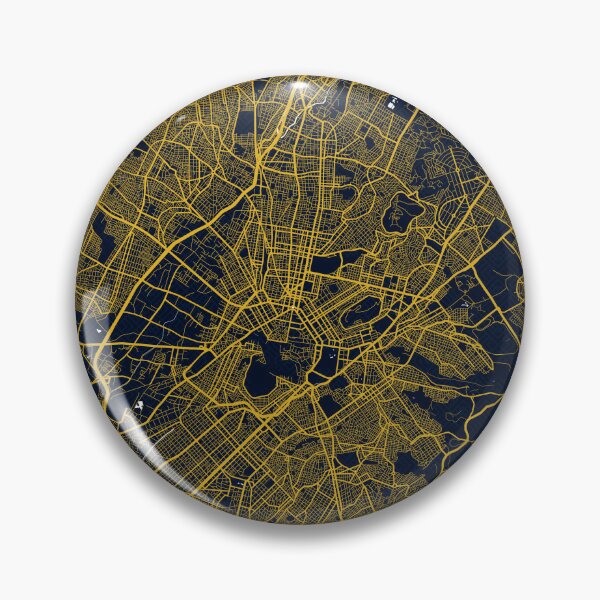 Item preview, Athens City Map of Greece - Gold Art Deco designed and sold by deMAP.