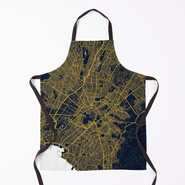 Item preview, Athens City Map of Greece - Gold Art Deco designed and sold by deMAP.