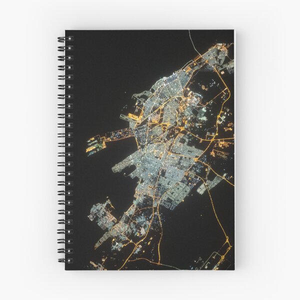 Item preview, STK205053S-Dammam city lights at night, the capital city of the Eastern Province of Saudi Arabia. designed and sold by StocktrekImages.