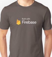 Built with Firebase (Blue) Unisex T-Shirt