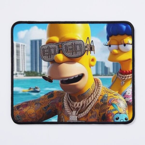 Item preview, ¡HOMERO Y MARGE SE RELAJAN! designed and sold by gadgetworld.