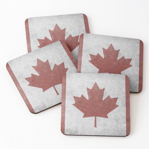 Item preview, Distressed, Old, Faded & Worn Flag of Canada (l'Unifolié - The Maple Leaf) designed and sold by STUDIO-72.
