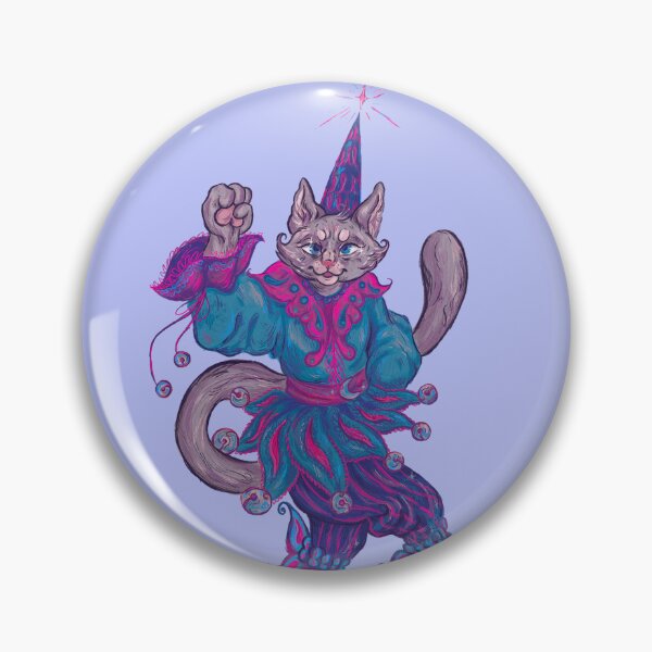 Item preview, bi themed vintage clown tabby cat designed and sold by CaptainRingtail.