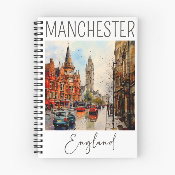 Item preview, A Watercolor Design of Manchester - England designed and sold by Sketch-Shack.