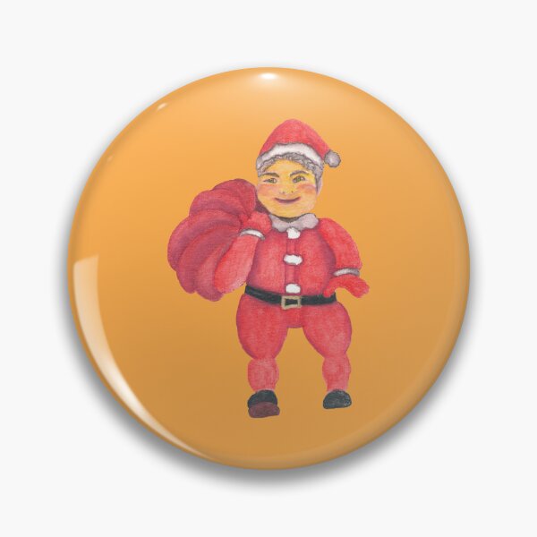 Item preview, Christmas Elf on Golden Orange designed and sold by STHoganArtist.
