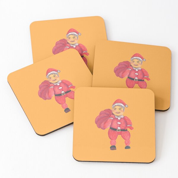 Item preview, Christmas Elf on Golden Orange designed and sold by STHoganArtist.