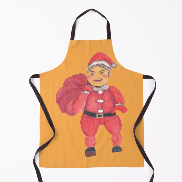 Item preview, Christmas Elf on Golden Orange designed and sold by STHoganArtist.