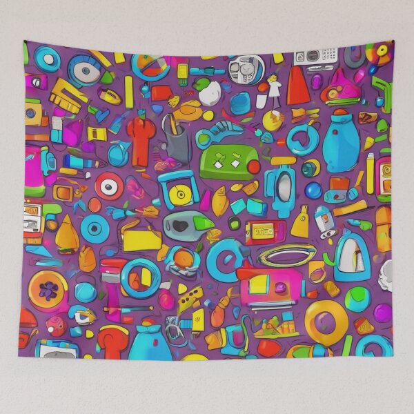 Item preview, Colorful patterns for home decoration designed and sold by lnfluitive.