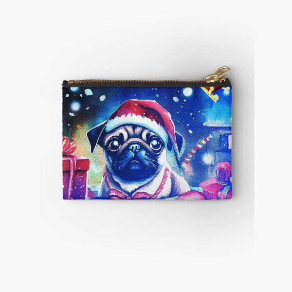 Item preview, Pug HAPPY HOLIDAYS 77 MERRY CHRISTMAS  designed and sold by RedBluffTraders.