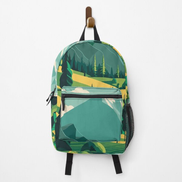 Item preview, Paisaje alpino verde designed and sold by Vector Scout Lab.