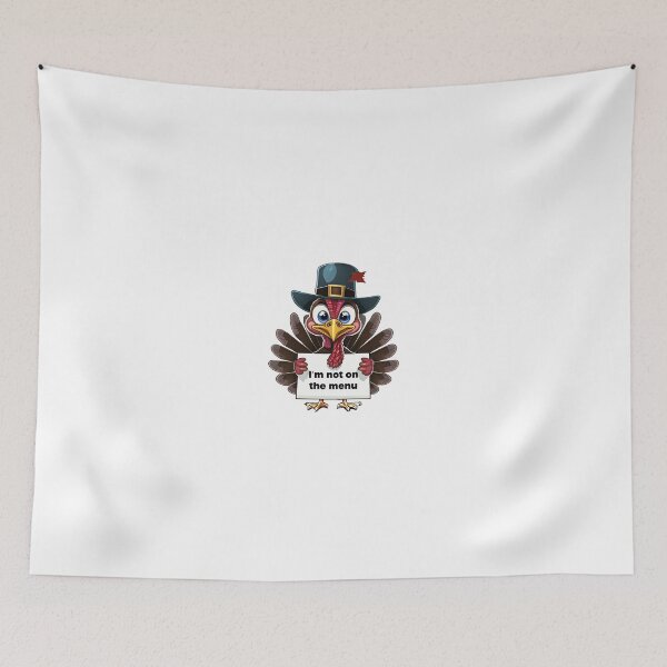 Item preview,  Thanksgiving turkey with a message designed and sold by Artifines.