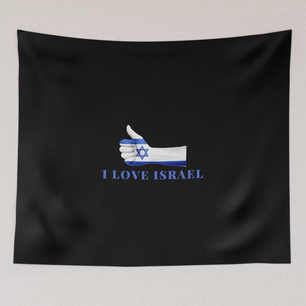 Item preview, Flag of Israel .I love Israel designed and sold by ridnaledesigner.