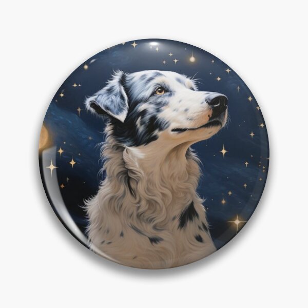 Item preview, Stargazing Pup: Night Sky Wonder designed and sold by Christian Weiss.