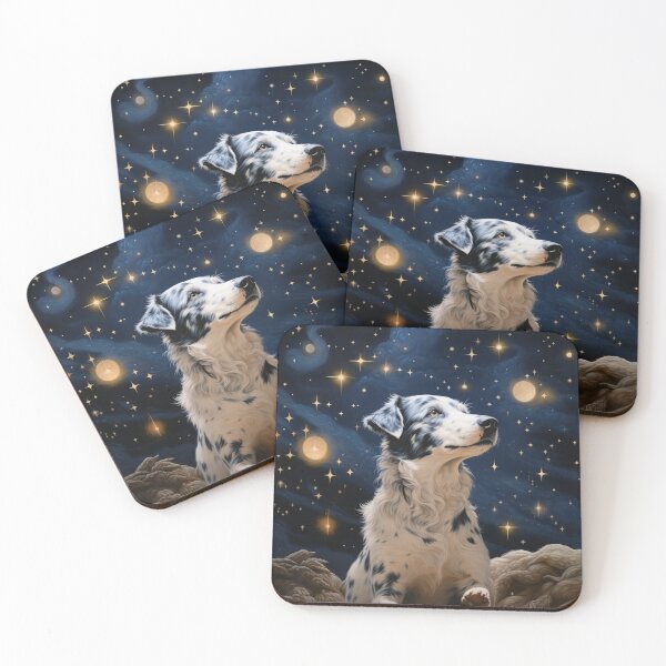 Item preview, Stargazing Pup: Night Sky Wonder designed and sold by Christian Weiss.