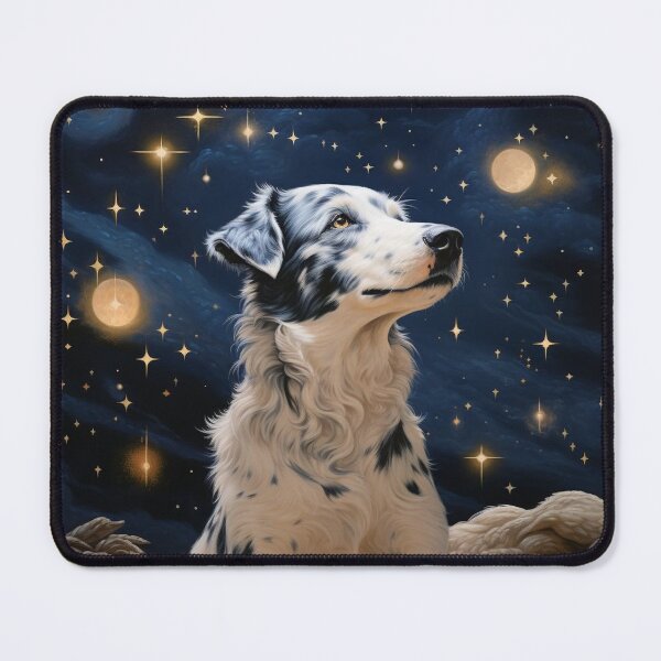 Item preview, Stargazing Pup: Night Sky Wonder designed and sold by Christian Weiss.