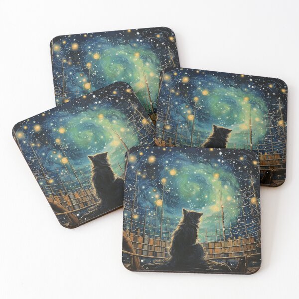 Item preview, Stargazing at Halcyon Library: A Journey Along the Luminous Trail of Stars with a Canine Companion designed and sold by Christian Weiss.