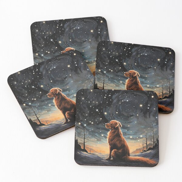 Item preview, Stargazing at Halcyon Library: A Journey Along the Luminous Trail of Stars with a Canine Companion designed and sold by Christian Weiss.