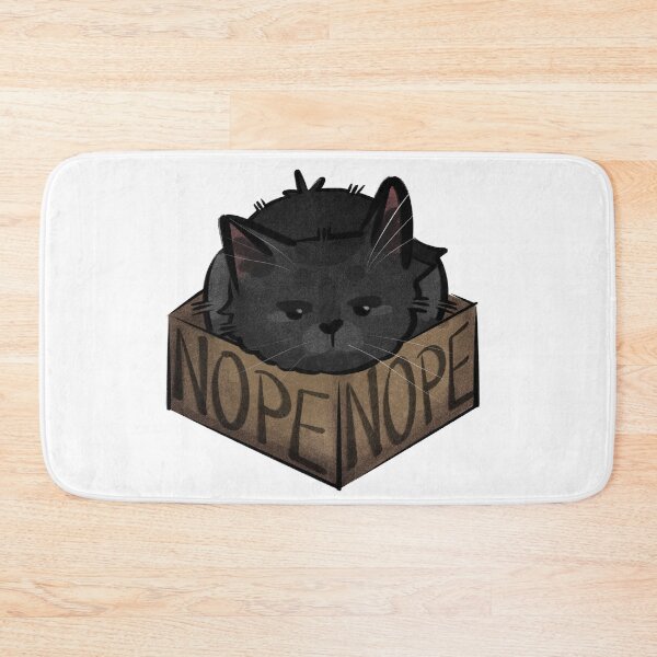 Item preview, Nope Black Cat designed and sold by FelineEmporium.