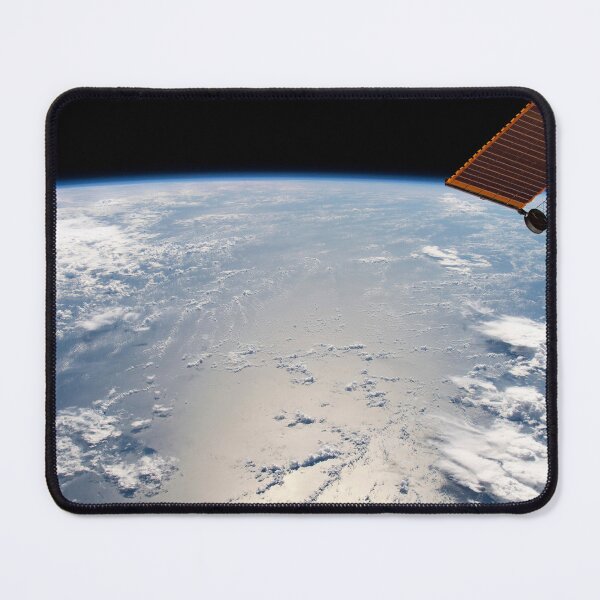 Item preview, STK205057S-Cloud formations surrounding the sun's glint beaming off the South Pacific Ocean. designed and sold by StocktrekImages.