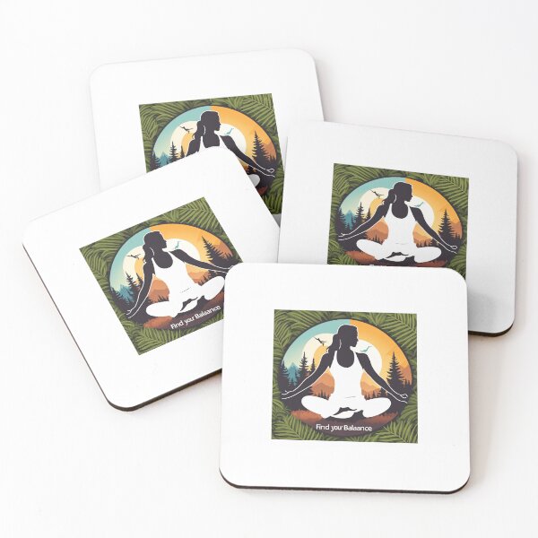 Item preview, Nature's Balance Yoga Sticker designed and sold by Soulbalancein.