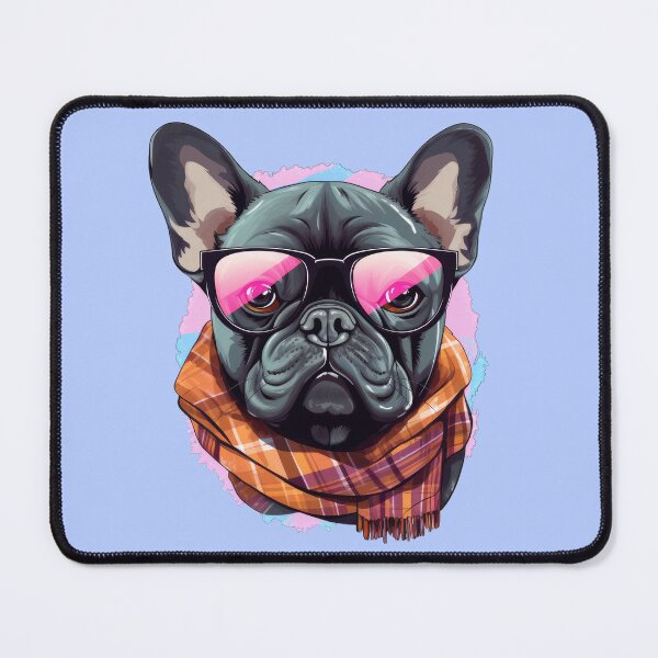 Item preview, Hipster French Bulldog designed and sold by ZombieLH.