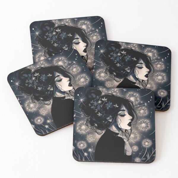 Item preview, Dandelion Dreams and Gothic Whispers: A Captivating Fusion of Nature's Grace and Dark Elegance designed and sold by innovationTR.